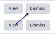 Close-up Dismiss Test Request